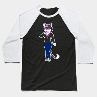 FURRY CAT Baseball T-Shirt